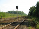 станция Передольская: Нечётные выходные светофоры Н2, Н1 и Н3