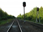 станция Кчёры: Выходные чётные светофоры Ч1 и Ч2