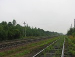 станция Уторгош: Вид станции в чётном направлении (на Санкт-Петербург)
