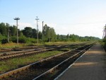 станция Леменка: Вид в сторону Витебска