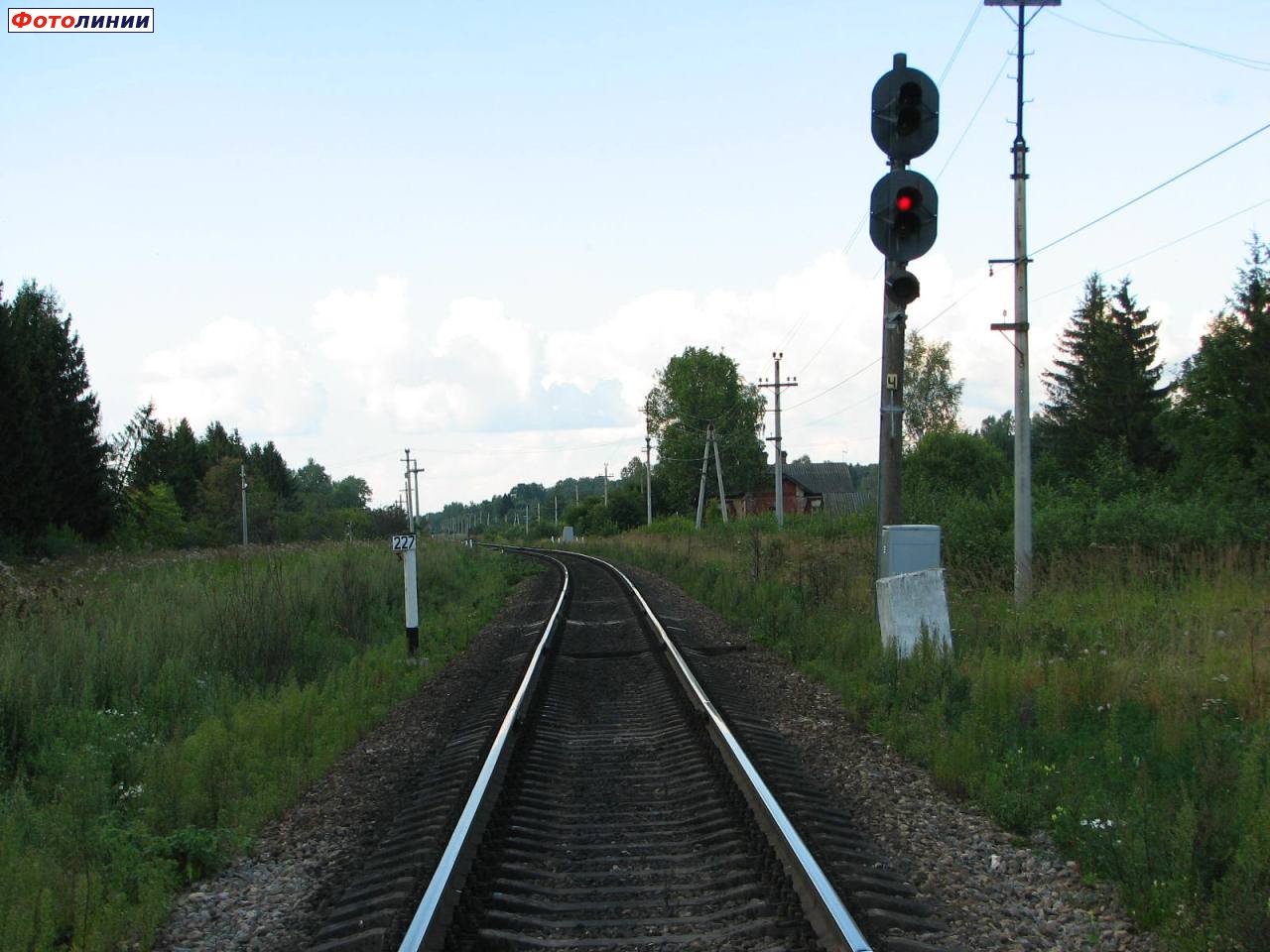 Входной светофор Ч (со стороны Витебска)