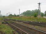 станция Дно: Вид из чётной горловины в сторону Пскова