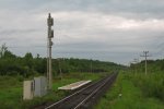 о.п. 558 км (Заводской): Вид в направлении Пскова