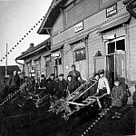 На станции во время Великой Отечественной войны, 1941-1944 гг
