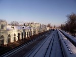 станция Псков-Пассажирский: Вид в сторону Луги