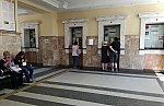 станция Псков-Пассажирский: Интерьер кассового зала