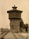 станция Новоселье: Водонапорная башня. Фото до 1917 г