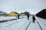 станция Климовичи: Вид платформ в сторону Унечи