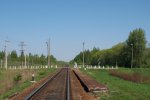 о.п. 303 км: Вид в направлении Пскова