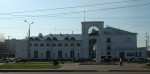 станция Новгород-на-Волхове: Вокзал, вид со стороны города