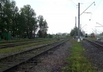 станция Новгород-на-Волхове: Подъездные пути к автобазе (слева)
