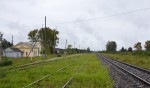 станция Рогавка: Вид в сторону Новолисино