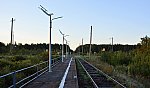 о.п. 53 км: Вид с платформы в сторону Новгорода