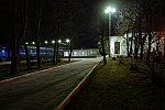 станция Новгород-на-Волхове: Вид на вестибюль подземного перехода ночью