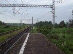 станция Чудово-Новгородское: Вид в сторону Новгорода и тупиковый путь