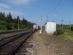разъезд Подсосенка: Вид на пассажирскую платформу
