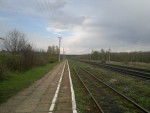 станция Жижица: Вид в сторону Москвы