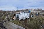 станция Зубцов: Входной светофор Ч и мост через реку Вазузу