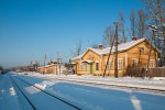 станция Лесогорский: Вид в сторону ст. Светогорск