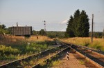станция Ранцево: Стрелочный пост и семафор, горловина со стороны Кувшиново
