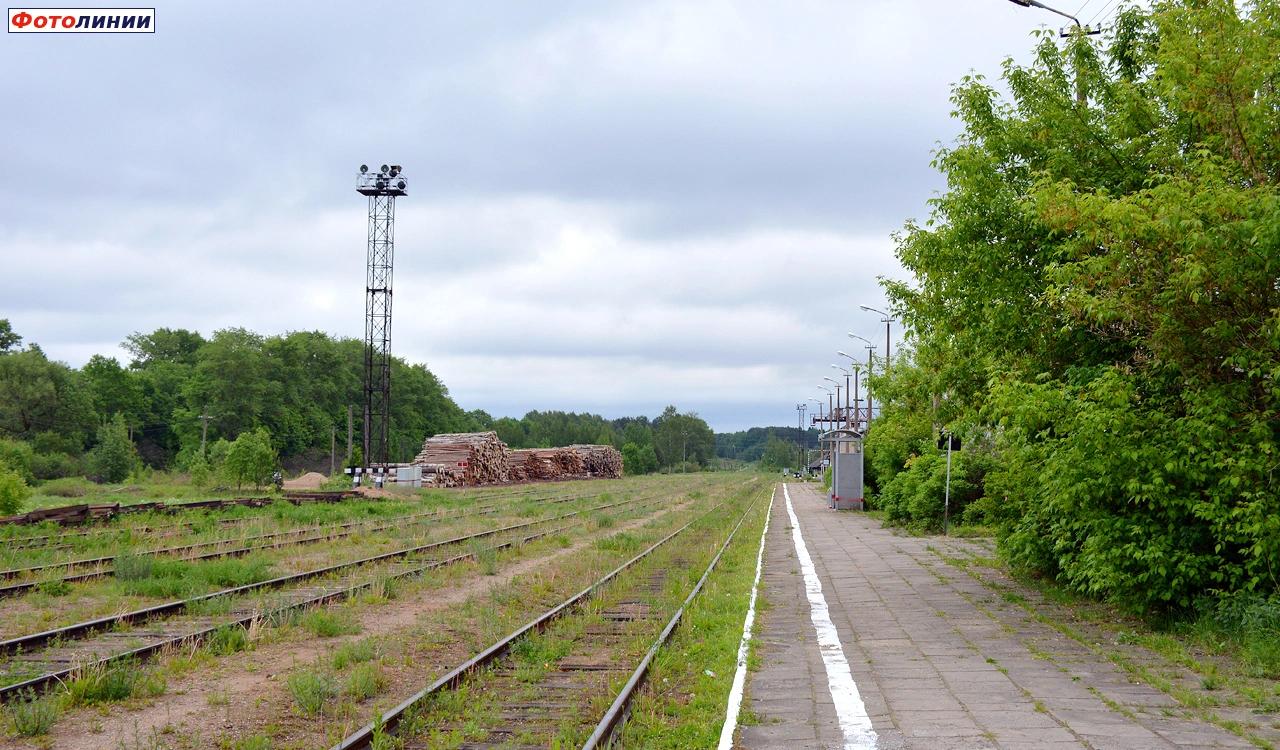Вид с платформы в сторону Торжка