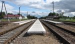 станция Ходосы: Вид новых платформ в сторону Кричева