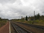 станция Водогон: Вид в сторону ст. Тальцы