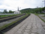 станция Мурмаши: Вид с платформы в сторону Мурманска