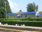 станция Тимковичи: Пассажирское здание во время ремонта