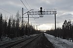 о.п. 3 км (Апатиты-III): Бывший входной светофор Н со стороны Кировска