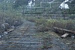 станция Кировск-Мурманский: Разобранные пути в бывшей горловине в сторону Титана