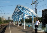 станция Ланская: Навес на первой платформе