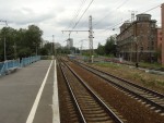 станция Ланская: Вид со 2-й платформы в сторону Шувалово/Новой Деревни