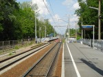 Вид с платформы в сторону Шувалово