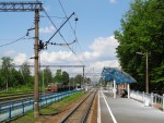 станция Шувалово: Вид с 1-й платформы в сторону Парголово