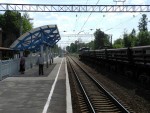 станция Шувалово: Вид со 2-й платформы в сторону Удельной