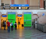 станция Выборг: Табло и расписание в здании вокзала