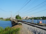 станция Выборг: Вид на Финляндский мост со стороны Пригородной