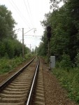 станция Новая Деревня: Входной светофор Ч (чётный) из Лахты