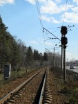 станция Лисий Нос: Чётный входной светофор Ч из Сестрорецка