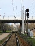 станция Сестрорецк: Нечётный входной светофор Н из Лисьего Носа