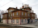 станция Сестрорецк: Вокзал. Вид с 1-й платформы