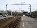 станция Сестрорецк: Вид с 1-й платформы в сторону Белоострова