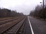 станция Приморск: Вид в сторону Зеленогорска