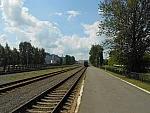 станция Солигорск: Вид станции в сторону вокзала