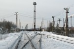 станция Костомукша-Товарная: Вид в сторону ст. Костомукша-Пассажирская