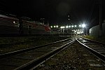 станция Кемь: Вид станции на север ночью