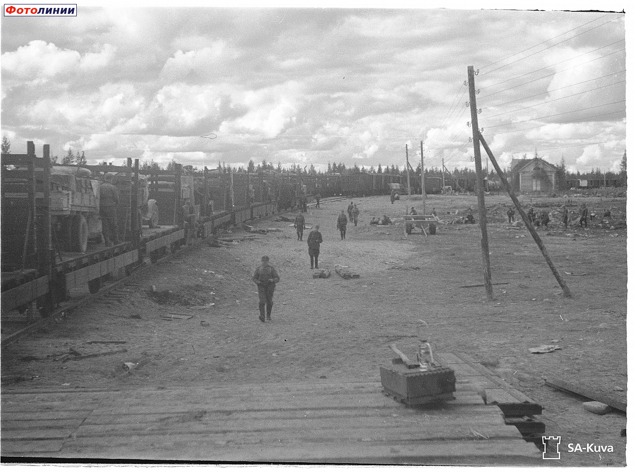 На станции Veskelys во время Великой Отечественной войны