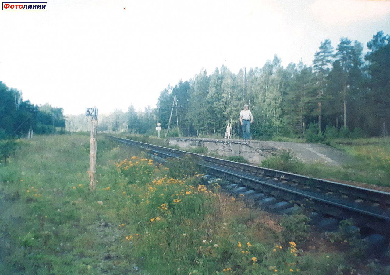 Старая финская платформа. Вид в сторону ст. Янисъярви