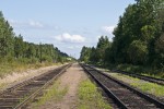 станция Ильинская: Вид в сторону ст. Олонец